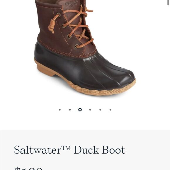 EUC Sperry Duck Boots - Size 8 Women’s - Picture 2 of 7